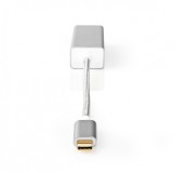 Adaptor USB 3.2-C Gen 1 la Gigabit LAN Argintiu, Nedis CCTB64950AL02