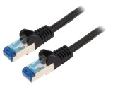 Patch Cord Goobay S/FTP Cat 6a RJ45 Cu 79371, Cablu Litat Ambele Părți
