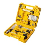 Cumpara ieftin Set multifunctional, 28 piese, pentru uz casnic, cutie de depozitare inclusa, galben