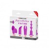 Set Jucarii Sex Pretty Love Joy, Vibrator Clitoris, Silicon Violet, 4 Stimulatoare, Ou Vibrator Reincarcabil USB, 12 Functii