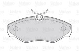 VALEO 301545 FIRST set placute frana,frana disc