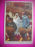 HOPCT 6426 CASATORIA LA BRUXELLES 1926 -REGINA ASTRID-FAMILIA REGALA BELGIA-CROMO LITHO-CIOCOLATA COTE D&#039;OR, Necirculata, Printata