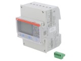 Contor Digital 3-Fazic pentru Șină DIN cu LCD