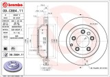 BREMBO 09.C884.11 PRIME LINE - UV Coated Disc frana
