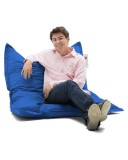 Cumpara ieftin Fotoliu puf de gradina Cushion Pouf Albastru 20x100 cm