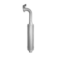 Toba esapament din inox pentru Tractor Forestier patrata, MAN 4-6 pistoane cu filtru amortizare HQ foto