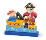 Puzzle 3D Magnetic Pirat Viga Toys