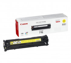 Cartus Toner Original Canon CRG-718 Yellow, 2900 pagini foto