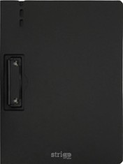 Clipboard Strigo Vertical A4 cu Clip Metalic si Suport Stilou, Negru