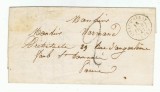 France 1842 Cover + Content TYPE 15 VILLE D&#039;AVRAY SEINE ET OISE to PARIS D.728