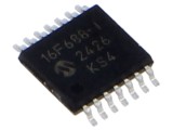 Microcontroler PIC 20MHz 7kB A/E/USART GPIO ICSP 2-5.5VDC