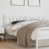 Cumpara ieftin Tăblie de pat metalică, alb, 180 cm