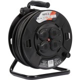 Yato YT-81054 - Derulator cablu electric 40 m 4 prize cu maner