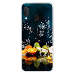 Carcasa Husa Samsung Galaxy A20e model Fresh Fruits, Antisoc + Folie sticla securizata Samsung Galaxy A20e Full 3D Tempered Glass Viceversa foto