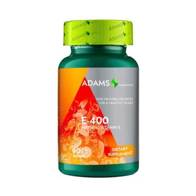Vitamina E 400 miligrame 90 capsule Adams Vision foto