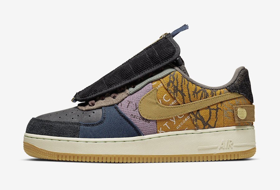 Travis Scott x Nike Air Force 1 Low Marime 42.5 | arhiva Okazii.ro