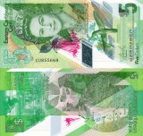 Bancnota 5 Dolari Insulele Caraibe 2021, Polimer, UNC (Necirculata)