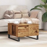 VidaXL Masă de cafea Lemn vechi 55 x 55 x 36.5 cm Lemn compozit 881663