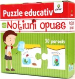 Puzzle educativ: Notiuni opuse