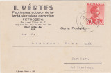 CORESPONDENTA VERTES Fabricarea sobelor faianta produse ceramice Petrosani 1940, Circulata, Printata