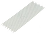 Conector cablu jumper flexibil 2,54mm drepte, TE Connectivity