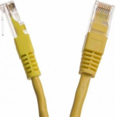 Cablu UTP DBX Patchcord Cat 5e 1m Galben foto