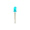 LED 5mm albastru 40/60mcd 60 20mA 3.8-4.5V KINGBRIGHT ELECTRONIC L-53MBDL