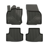 Covorase Auto Tavita Frogum Compatibile Seat Ateca I 2016-Prezent, Material TPE, Margine Ridicata 4cm, Impermeabile, Set 4 Bucati