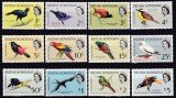 DB1 Fauna Pasari 1962 British Honduras 12 v. MH urme de sarniera 2 Poze