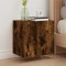 Gossi comoda tv de perete 2 buc., stejar fumuriu, 40,5x30x40 cm, lemn