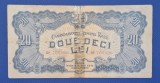 20 lei 1944 Comandamentul Armatei Rosii C.A.R., WWII, doue deci lei &ndash; stare conform poze