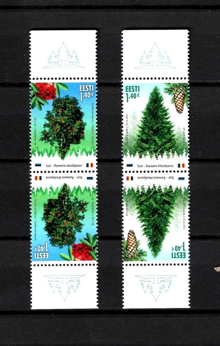 ROMANIA 2017 - ESTONIA - ROMANIA, AURUL PADURILOR, TETE BECHE, MNH - LP 2171a