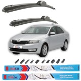 Cumpara ieftin Ștergătoare Skoda Rapid Liftback (2012&ndash;2019) &ndash; Set față TeamCar&reg;