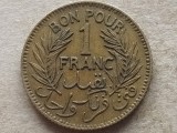 TUNISIA-1 FRANC 1945