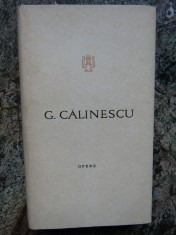 GEORGE CALINESCU - OPERE volumul 9 SUN. TEATRU (1971, editie cartonata)