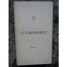 GEORGE CALINESCU - OPERE volumul 9 SUN. TEATRU (1971, editie cartonata)