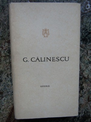GEORGE CALINESCU - OPERE volumul 9 SUN. TEATRU (1971, editie cartonata) foto