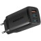 Incarcator retea AXAGON ACU-DPQ65 GaN PD3.0/QC4+/PPS/Apple 65W 2x