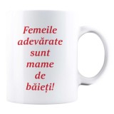 Cana alba personalizata &quot; Mama de baiat &quot;, INOVATIX&reg;. 330ml, Oem