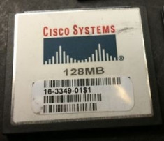 Modul de memorie Cisco 128MB 16-3349-01$1 compact flash CF card foto