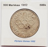 480 Finlanda 500 Markkaa 1952 Olympic Games km 35 argint, Europa