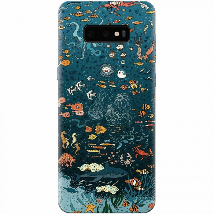 Husa silicon personalizata pentru Samsung Galaxy S10 Lite, Under The Sea