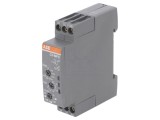 Timer 0,05s-100h SPDT pentru șină DIN, 24-240VAC/24-48VDC