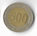 Moneda 500 sucres 1997, comemorativ - Ecuador