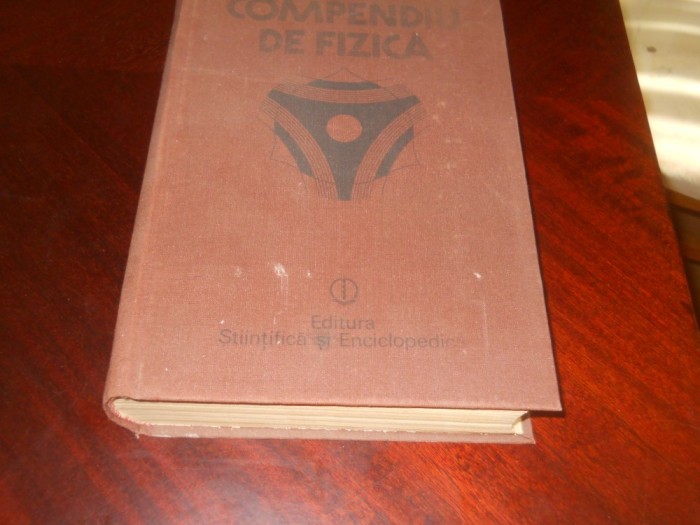 Compendiu de fizica - Bunget, Burlacu, Ciobotaru, Costescu, Florescu 1988 Ed. Cartonata