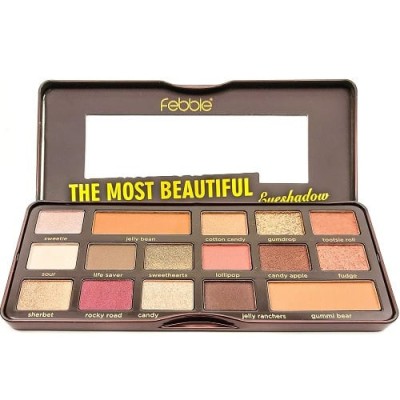 Paleta fard ochi, Febble, The Most Beautiful, 16 farduri, 25 g foto