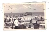 CP Mamaia - Terasa - Plaja - Toboganul, circulata 1940, animata, cu mici pete