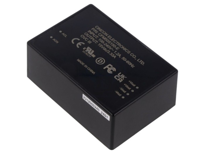 Convertor AC/DC 50W 15V 3.33A