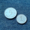 1o Lot 1 Centime 1968 + 5 Centimes 1961 Franta / 2 monede