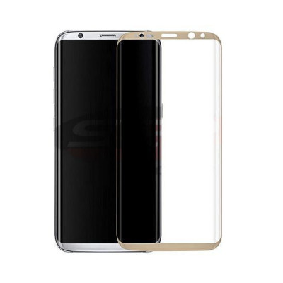 Geam protectie display sticla 3D Samsung Galaxy S8 GOLD foto